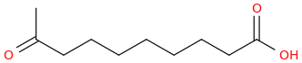 Decanoic acid, 9 oxo 
